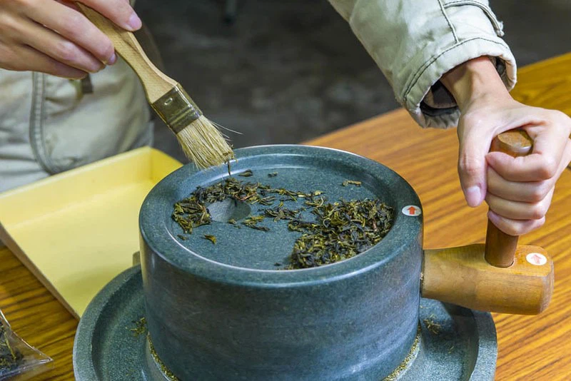 Matcha making Matcha making